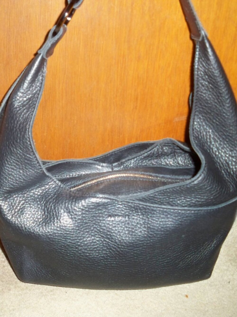 Hammitt Medium Tom Black Handbag with Gunmetal Hardware, EUC $425!!